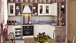 
                                                            классическая светлая контрастная комбинированная угловая кухня в стиле прованс классика из мдф пвх купить в челябинске                                                        